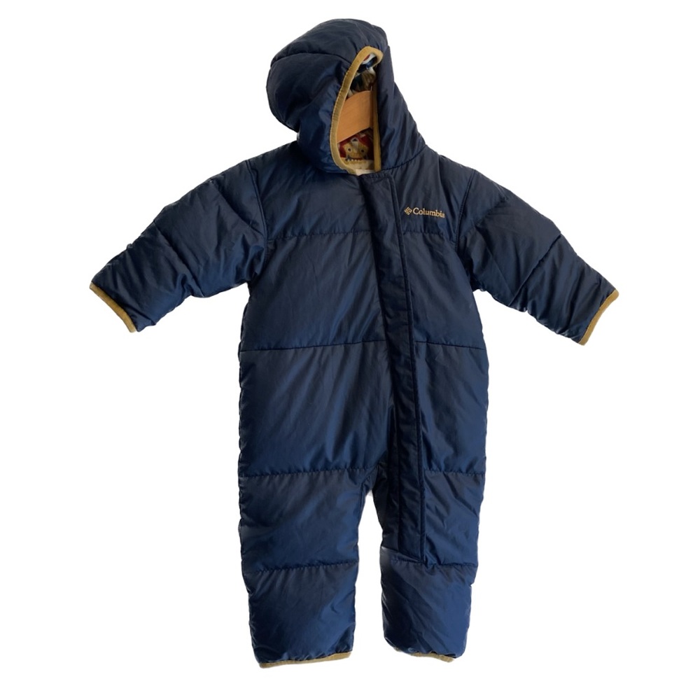 Columbia One Piece Snow Suit Snuggly Bunny Bunting 6-12mos